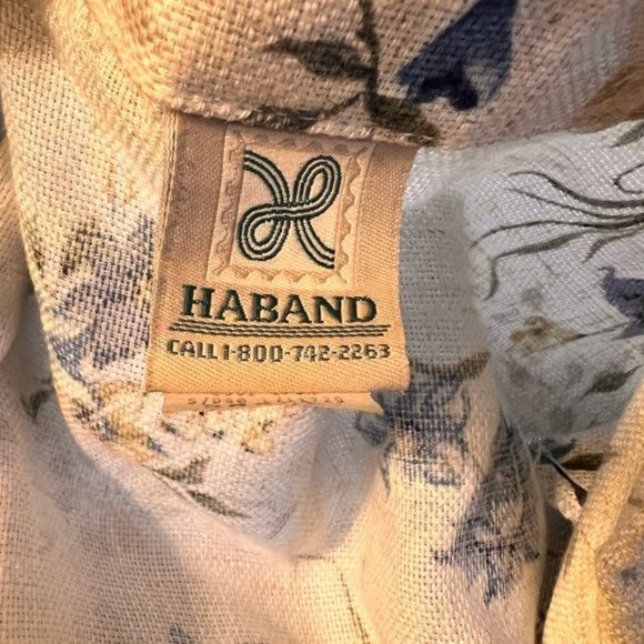 Vintage Haband floral flax blend blazer size small‎ - Picture 10 of 11